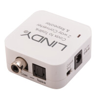 Lindy 70411, Toslink, RCA, Weiß