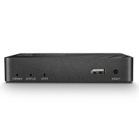 Lindy 38264, Transmitter, Kabelgebunden, 150 m, Cat5e, Cat6, 3840 x 2160 Pixel, Schwarz