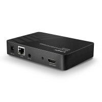 Lindy 38265, 3840 x 2160 Pixel, AV-Receiver, 150 m, Kabelgebunden, Schwarz, HDCP