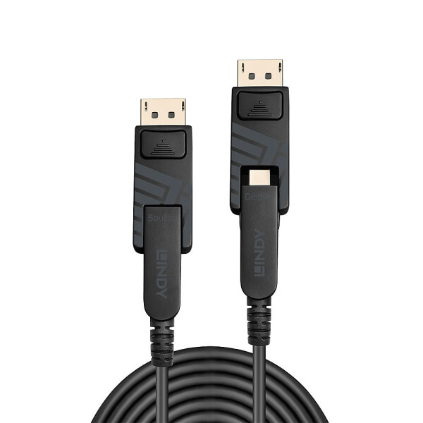 Lindy 38486, 100 m, Mini DisplayPort, Mini DisplayPort, Männlich, Männlich, 7680 x 4320 Pixel