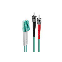 Lindy 15m OM3 LC - ST Duplex, 15 m, OM3, LC, ST