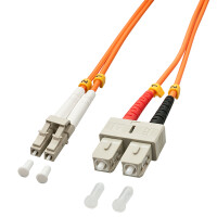 Lindy 1.0m OM2 LC - SC Duplex, 1 m, OM2, LC, SC