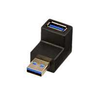 Lindy 71260, USB A, USB A, Schwarz