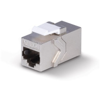 Lindy 60188, Flach, Metallisch, RJ-45, RJ-45, Weiblich, Weiblich
