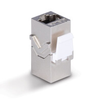 Lindy 60188, Flach, Metallisch, RJ-45, RJ-45, Weiblich,...
