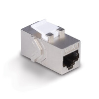 Lindy 60188, Flach, Metallisch, RJ-45, RJ-45, Weiblich,...
