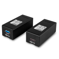 Lindy 42707, AV-Sender & -Empfänger, 200 m, Kabelgebunden, Schwarz