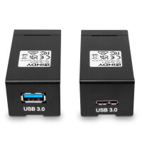 Lindy 42707, AV-Sender & -Empfänger, 200 m, Kabelgebunden, Schwarz