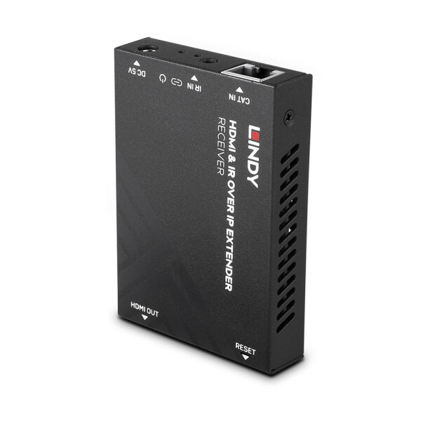 Lindy 38399, 1920 x 1080 Pixel, AV-Receiver, 150 m, Kabelgebunden, Schwarz, HDCP