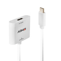 Lindy 43339, 0,1 m, USB Typ-C, HDMI, Männlich,...