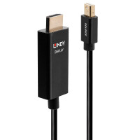 Lindy 40920, 0,5 m, Mini DisplayPort, HDMI, Männlich, Männlich, Gerade