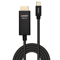 Lindy 40920, 0,5 m, Mini DisplayPort, HDMI, Männlich, Männlich, Gerade