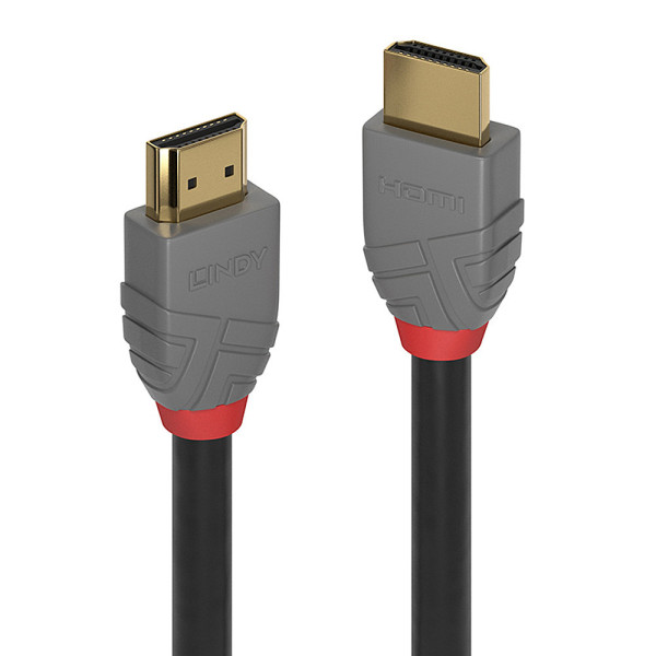 Lindy 36966, 7,5 m, HDMI Typ A (Standard), HDMI Typ A (Standard), 3D, 10,2 Gbit/s, Schwarz, Grau