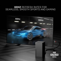 Lindy 36966, 7,5 m, HDMI Typ A (Standard), HDMI Typ A (Standard), 3D, 10,2 Gbit/s, Schwarz, Grau