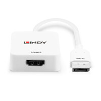 Lindy 38303, 0,095 m, HDMI Typ A (Standard), DisplayPort, Weiblich, Männlich, Gerade