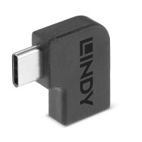 Lindy 41894, USB 3.2 Type C, USB 3.2 Type C, Schwarz