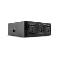 Lindy 70480, Schwarz, 1x TosLink, 3x TosLink, Männlich, Männlich, CE, FCC, REACH