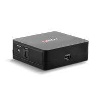 Lindy 70480, Schwarz, 1x TosLink, 3x TosLink, Männlich, Männlich, CE, FCC, REACH