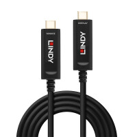 Lindy 38501, 5 m, USB C, USB C, Schwarz