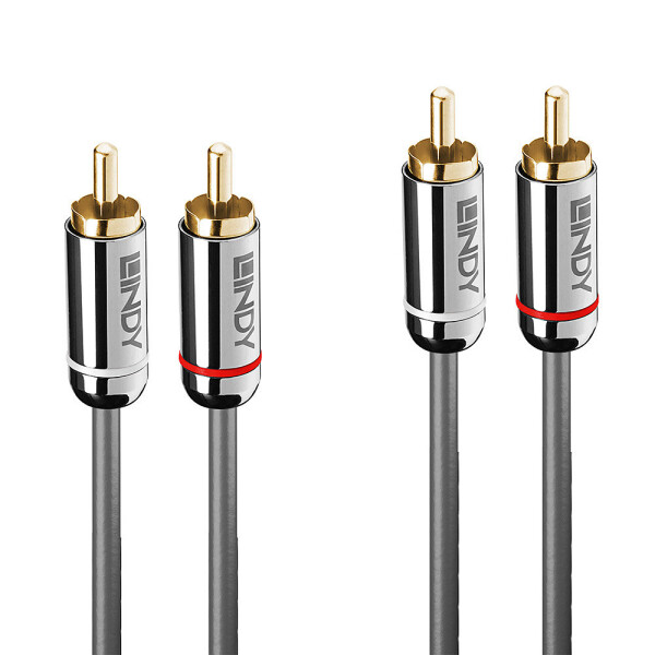 Lindy 35349, 2 x RCA, Männlich, 2 x RCA, Männlich, 10 m, Anthrazit