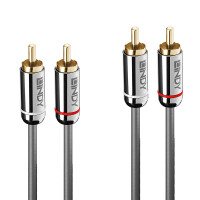 Lindy 35349, 2 x RCA, Männlich, 2 x RCA, Männlich, 10 m, Anthrazit