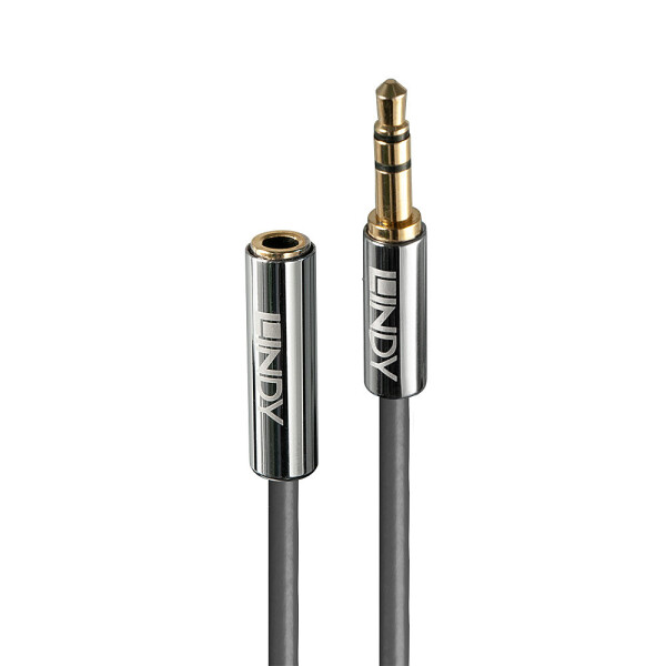 Lindy 35328, 3.5mm, Männlich, 3.5mm, Weiblich, 2 m, Anthrazit