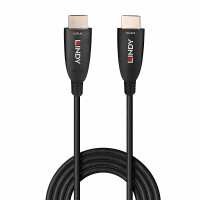 Lindy 60m Fibre-Optic-Hybrid HDMI 8K60 Kabel, 60 m, HDMI Typ A (Standard), HDMI Typ A (Standard), 48 Gbit/s, Schwarz