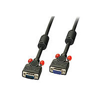 Lindy 36392, 1 m, VGA (D-Sub), VGA (D-Sub), Männlich, Weiblich, Schwarz
