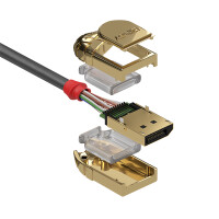 Lindy 36291, 1 m, DisplayPort, DisplayPort, Männlich, Männlich, Grau