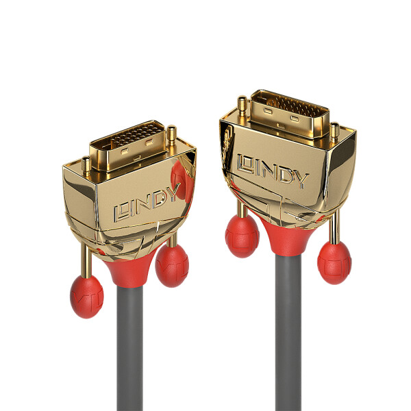 Lindy 36200, 0,5 m, DVI-D, DVI-D, Männlich, Männlich, Grau
