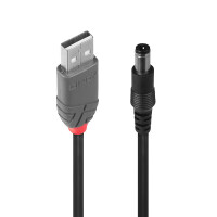 Lindy 70267, 1,5 m, USB A, Gleichstrom, USB 2.0, Männlich/Männlich, Schwarz