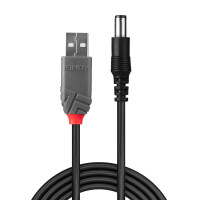 Lindy 70267, 1,5 m, USB A, Gleichstrom, USB 2.0, Männlich/Männlich, Schwarz