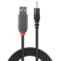 Lindy 70265, 1,5 m, USB A, EIAJ-01 (2.5 mm, 0.7 mm), 5 V
