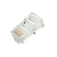 Lindy 62405, RJ-45, Transparent, Cat5e, U/UTP (UTP), Gold, -40 - 85 °C