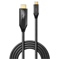 Lindy 3m USB Typ C an HDMI 8K60 Adapterkabel, 3 m, USB...