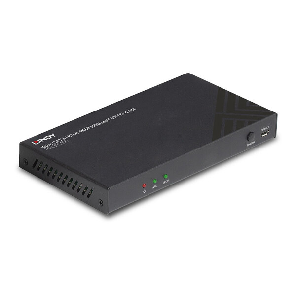 Lindy 38342, 3840 x 2160 Pixel, AV-Receiver, 100 m, Kabelgebunden, Schwarz, HDCP