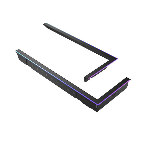 ASUS TUF GAMING GT502 Horizon ARGB Lighting Kit Black, Midi Tower, RGB-Lichtverbesserungs-Set, Schwarz, Mehrfarbig, 20000 h, 3 pin ARGB