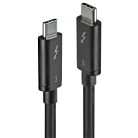 Lindy 41555, 0,5 m, USB C, USB C, USB 3.2 Gen 1 (3.1 Gen 1), Männlich/Männlich, Schwarz