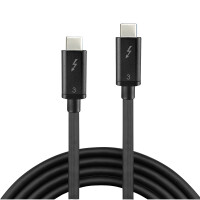 Lindy 41555, 0,5 m, USB C, USB C, USB 3.2 Gen 1 (3.1 Gen 1), Männlich/Männlich, Schwarz