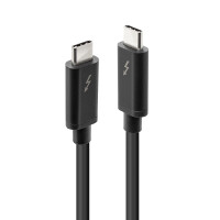 Lindy 41556, Männlich, Männlich, 1 m, Schwarz, 20 Gbit/s, 60 W