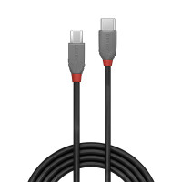 Lindy 36891, 1 m, USB C, Micro-USB B, USB 2.0, 0,48...