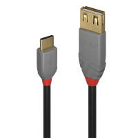 Lindy 36897, 0,15 m, USB A, USB C, USB 2.0, 0,48 Gbit/s,...
