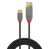 Lindy 36897, 0,15 m, USB A, USB C, USB 2.0, 0,48 Gbit/s,...