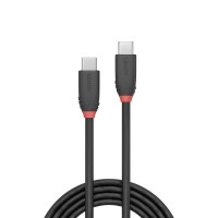 Lindy 36906, 1 m, USB C, USB C, USB 3.2 Gen 1 (3.1 Gen 1), 10 Gbit/s, Schwarz