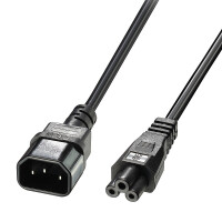 Lindy 30340, 1 m, C14-Koppler, C5-Koppler