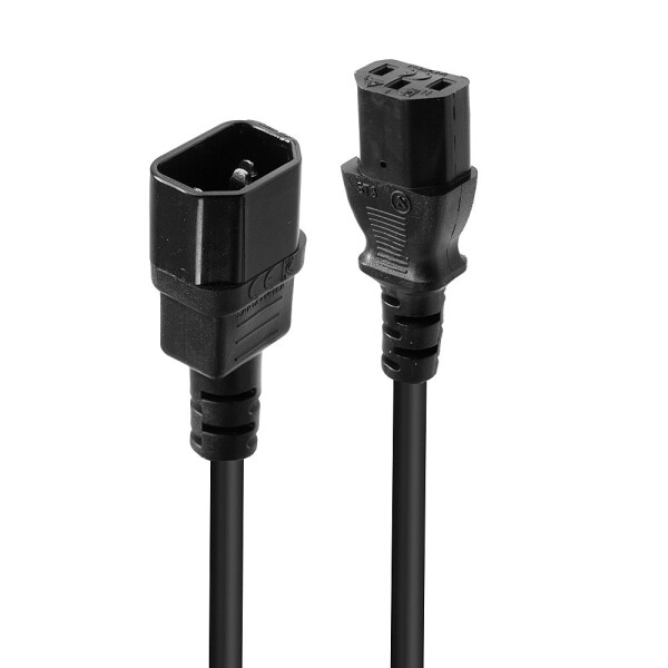 Lindy 30321, 1 m, C14-Koppler, C13-Koppler