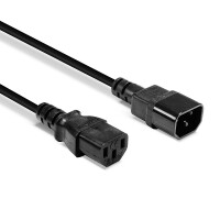 Lindy 30321, 1 m, C14-Koppler, C13-Koppler