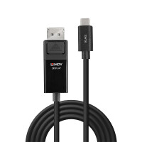 Lindy 43343, 3 m, USB Typ-C, DisplayPort, Männlich, Männlich, Gerade