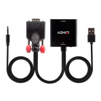 Lindy 38284, VGA (D-Sub) + 3.5mm, HDMI + USB,...