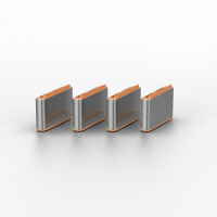 Lindy 40428, Türblockierschlüssel, USB Typ-C, Grau, Orange, 4 Stück(e), 10 g